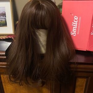 Luxurious Brown Hair Wig for Women
